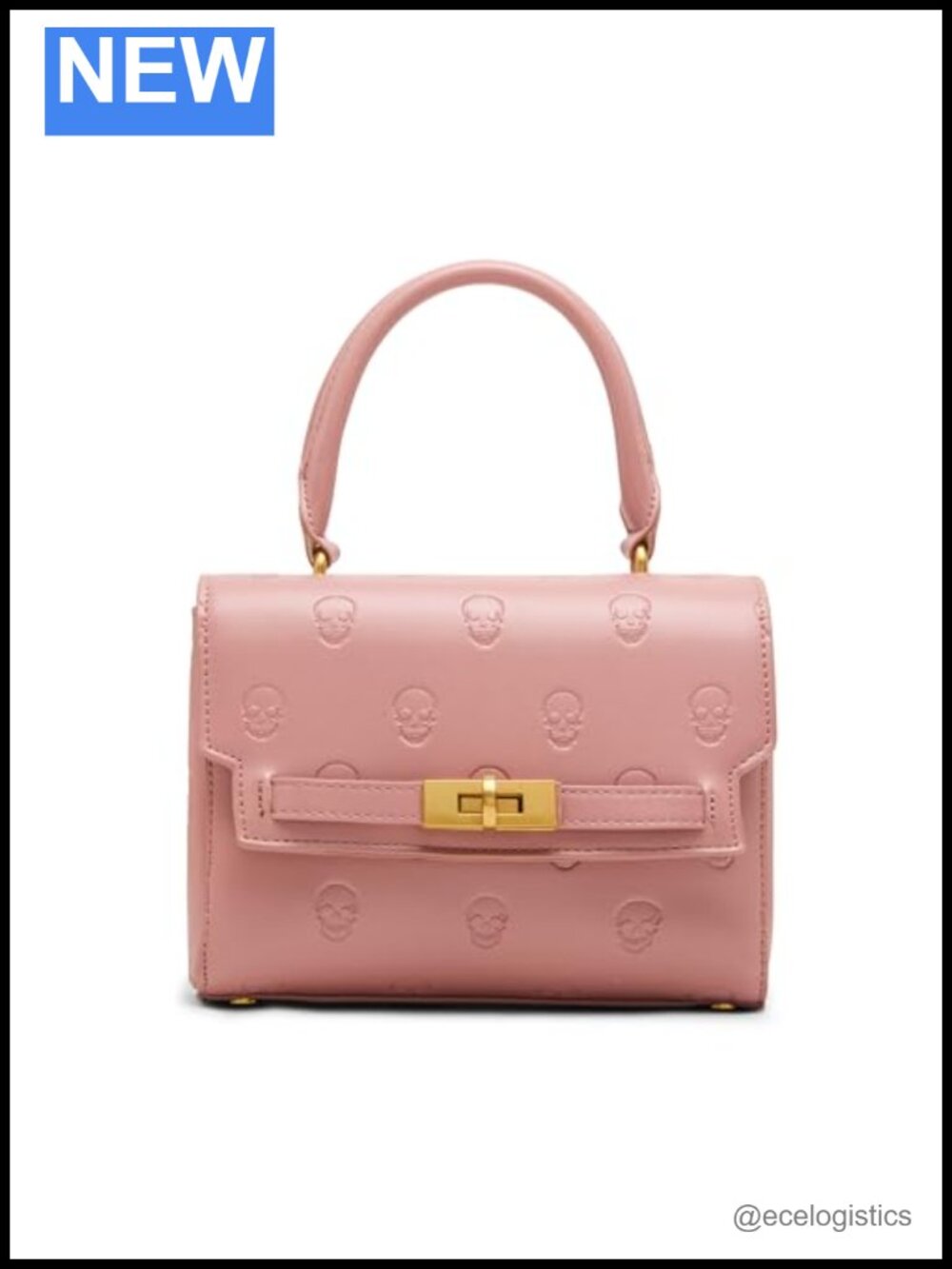 Betsey Johnson Skullicious Top Handle Satchel Faux Leather Crossbody